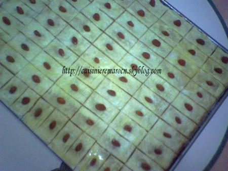 Baklawa avant cuisson